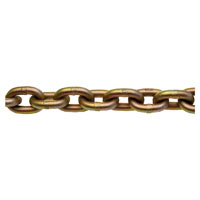 Campbell 0510626 Transport Chain, 3/8 in, 45 ft L, 6600 lb Working Load, 70 Grade, Carbon Steel, Chr
