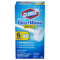 Clorox 14882 Toilet Wand Refill - 6 Pack