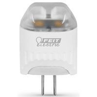Feit Electric G4/LED/CAN LED Bulb, Specialty, Wedge Lamp, 20 W Equivalent, G4 Lamp Base, Dimmable, C