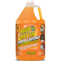 KRUD KUTTER DG014 Concrete and Driveway Cleaner, Liquid, Solvent, 1 gal Bottle