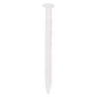 ProSource NTP-073-PS Panel Nail, 16D, 1 in L, Steel, Painted, Flat Head, Ring Shank, White, 171 lb - 5 Pack