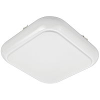 ETI 54616142 Light Fixture, 120 V, 14 W, LED Lamp, 1000 Lumens, 4000 K Color Temp, White Fixture