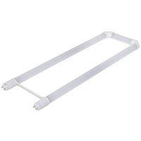 ETI 54293141 LED Tube, Linear, T8 U-Bent Lamp, 15 W Equivalent, G13 Lamp Base, Frosted, Cool White L