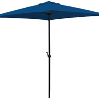 Seasonal Trends UMQ65BKOBD-34 Umbrella, 2.37m/93.3 in H, 6.5 ft ft W Canopy, 6.5 ft ft L Canopy, Squ