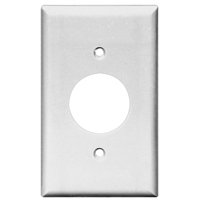 Eaton Wiring Devices 2131W-BOX Single Receptacle Wallplate, 4-1/2 in L, 2-3/4 in W, 1-Gang, Thermose - 25 Pack