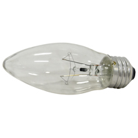 Sylvania 13367 Incandescent Light Bulb, 40 W, B13 Lamp, Medium E26 - 6 Pack