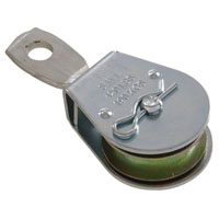 BARON 0171ZD-2 Single Pulley Block, 2 in Rope