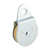 BARON 0172ZD-1-1/2 Single Pulley Block, 1-1/2 in Rope
