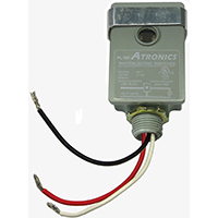 ATRON PL180 Photo Control, 16.6 A, 120 V, 2000 W, Fluorescent, Incandescent, Mercury Vapor, Sodium B