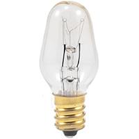 Sylvania 13543 Incandescent Lamp, 7 W, Candelabra E12 Lamp Base, 2850 K Color Temp, 3000 hr Average