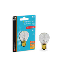 Xtricity 1-63019 Incandescent Bulb, 25 W, S11 Lamp, Intermediate Lamp Base, 170 Lumens, 2700 K Color