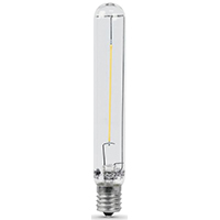 Feit Electric BP20T61/2/SU/LED LED Bulb, Linear, T6-1/2 Lamp, 20 W Equivalent, E17 Lamp Base, Warm W