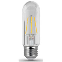 Feit Electric BPT1040/927CA LED Bulb, Linear, T10 Lamp, 40 W Equivalent, E26 Lamp Base, Dimmable, Cl