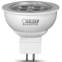 Feit Electric BPLVFMW/830CA LED Bulb, Track/Recessed, MR16 Lamp, 35 W Equivalent, GU5.3 Lamp Base, C - 6 Pack