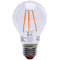 Feit Electric A19/TO/LED LED Bulb, General Purpose, A19 Lamp, 25 W Equivalent, E26 Lamp Base, Dimmab - 6 Pack
