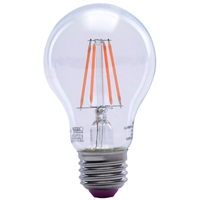 Feit Electric A19/TPK/LED LED Bulb, General Purpose, A19 Lamp, 25 W Equivalent, E26 Lamp Base, Dimma - 6 Pack