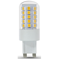 Feit Electric BPG940/830/LED LED Bulb, Specialty, Wedge Lamp, 40 W Equivalent, G9 Lamp Base, Dimmabl - 6 Pack