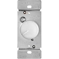 Eaton Wiring Devices RFS5-W-K Rotary Control Switch, 5 A, 120 V, Rotary Actuator, Polycarbonate, Whi
