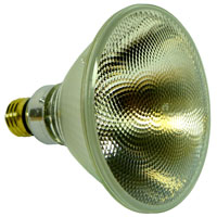 Sylvania 10728 Halogen Reflector Lamp, 80 W, Medium E26 Lamp Base, PAR38 Lamp, Bright White Light, 1