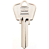 HY-KO 11010AR4 Key Blank, Brass, Nickel, For: Arrow Cabinet, House Locks and Padlocks - 10 Pack