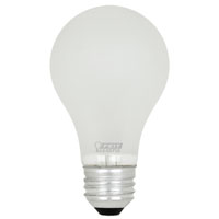 Feit Electric 75A/RS/TF-130 Incandescent Lamp, 75 W, A19 Lamp, Medium E26 Lamp Base, 700 Lumens