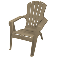 Gracious Living Adirondack II 11663-26ADI Chair, 29-3/4 in W, 35-1/4 in D, 33-1/2 in H, Resin Seat,