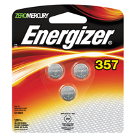 Energizer 357BPZ-3 Coin Cell Battery, 1.5 V Battery, 150 mAh, 357 Battery, Silver Oxide