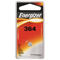 Energizer 364BPZ Button Cell Battery, 1.5 V Battery, 18 mAh, 364 Battery, Silver Oxide - 6 Pack