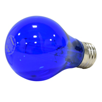 Sylvania 40304 ULTRA LED LED Bulb, General Purpose, A19 Lamp, E26 Lamp Base, Dimmable, Blue, Colored - 6 Pack