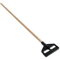 Rubbermaid Invader FGH117280000 Wet Mop Handle, 1 in Dia, 60 in L, Side Gate, Bamboo