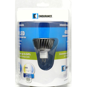 Endurance LGP-PAR16-MR16-D- LED Bulb, Flood/Spotlight, PAR16 Lamp, 45 W Equivalent, MR16 Lamp Base,
