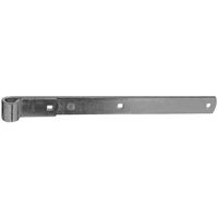 National Hardware 168336 Strap Hinge, 1/4 in Thick Leaf, Steel, Zinc, 200 lb
