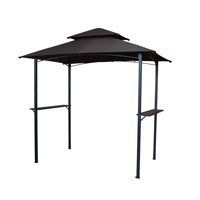Seasonal Trends 59662 Windsor Grill Gazebo, 94.88 in W Exterior, 59.45 in D Exterior, 96.46 in H Ext