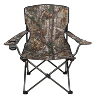 Seasonal Trends F2S040 Folding Chair, Steel W/Realtree Fabric