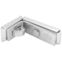 American Lock A850D Hasp Lock, 4-1/4 in L, 1-5/8 in W, Steel, Zinc, 7/16 in Dia Shackle