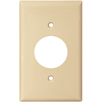 Eaton Wiring Devices 5131V-BOX Single Receptacle Wallplate, 4-1/2 in L, 2-3/4 in W, 1 -Gang, Nylon,  - 15 Pack