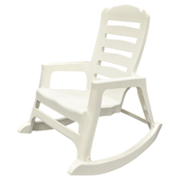 Adams Big Easy 8080-48-3700 Stacking Rocking Chair, 29.62 in OAW, 36.9 in OAD, 41.01 in OAH, Polypro - 2 Pack