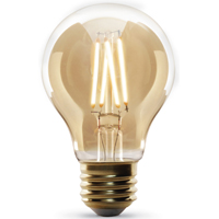 Feit Electric AT19/VG/LED Decorative LED Bulb, Decorative, A19 Lamp, 25 W Equivalent, E26 Lamp Base, - 4 Pack