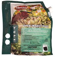Martin's 82104017 Viper Insecticide Dust, Fine Powder, Home and Garden, 4 lb